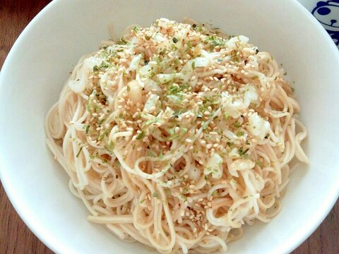 具がなくても美味しいそうめんチャンプルー